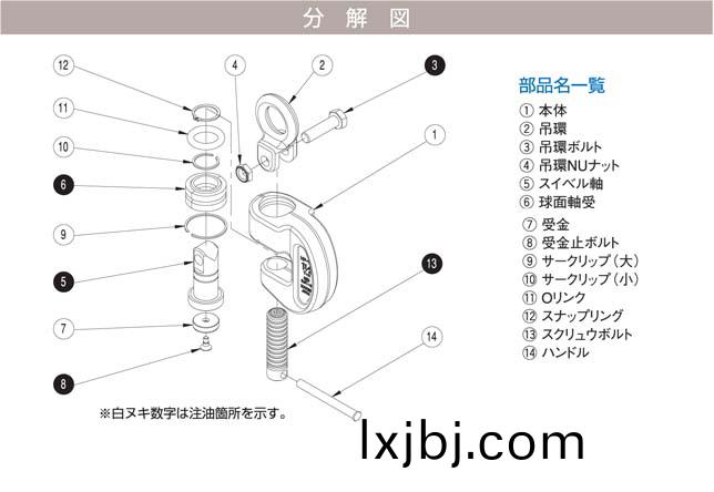 HP-Y三(san)木(mu)螺(luo)鏇鎖(suo)緊(jin)弔具分(fen)解圖(tu)